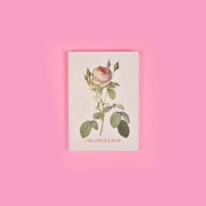 A5 Soft Journal – White Peony