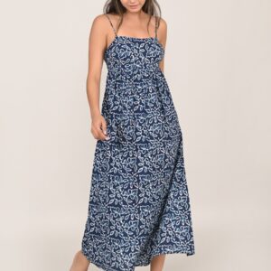 Indie Rose High Slit Backless Dress