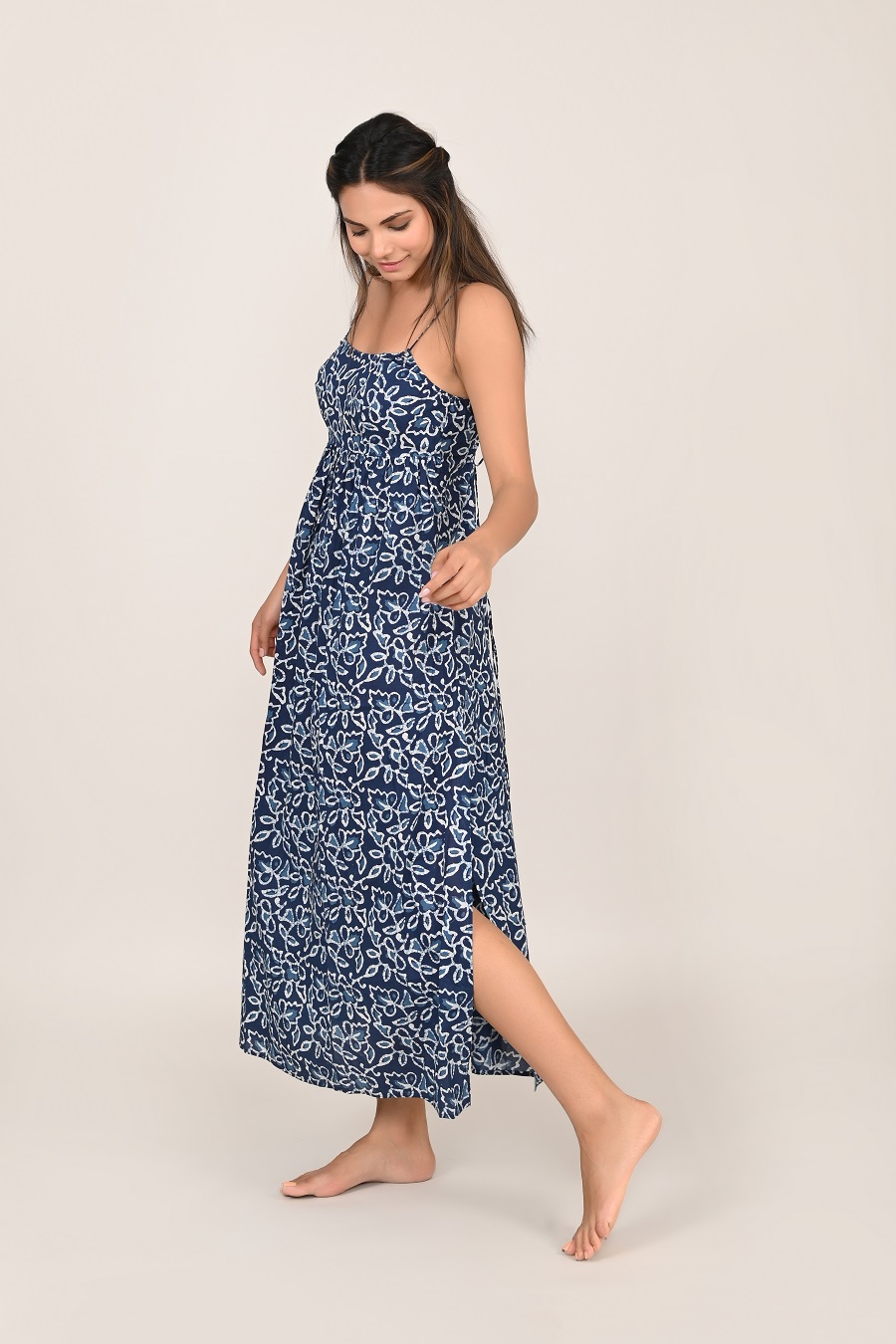 Indie Rose High Slit Backless Dress - Image 3