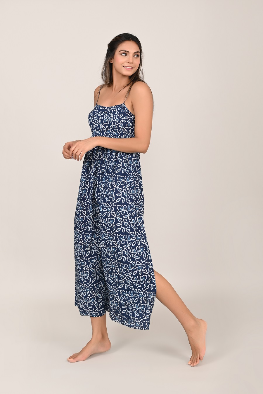 Indie Rose High Slit Backless Dress - Image 4