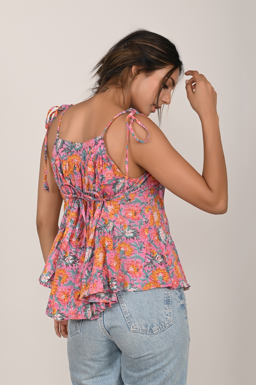 Pink Bush Butterfly Beach Top - Image 4