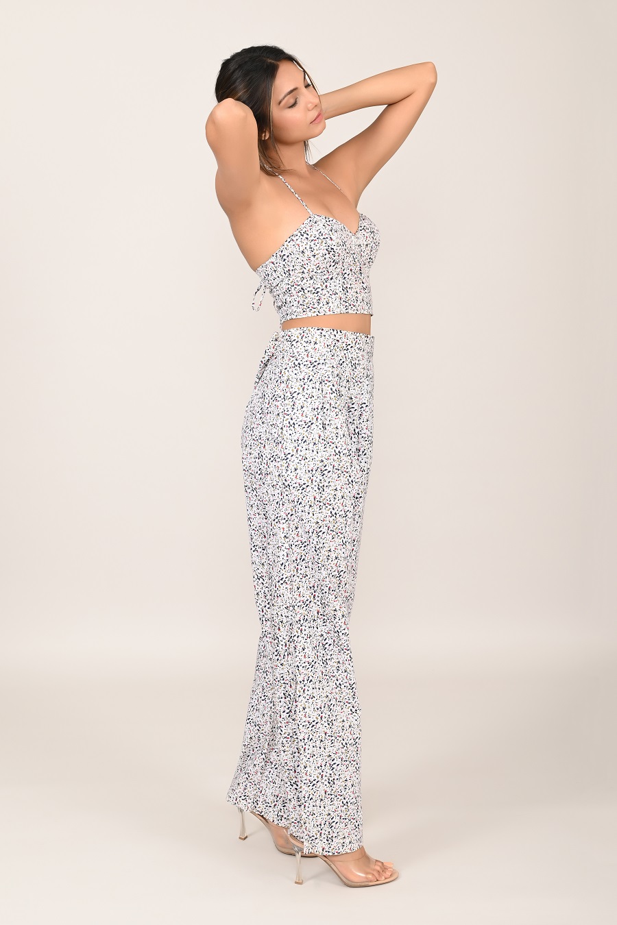 Pop Paisley Cotton Corsets & Pants in Confetti - Image 2