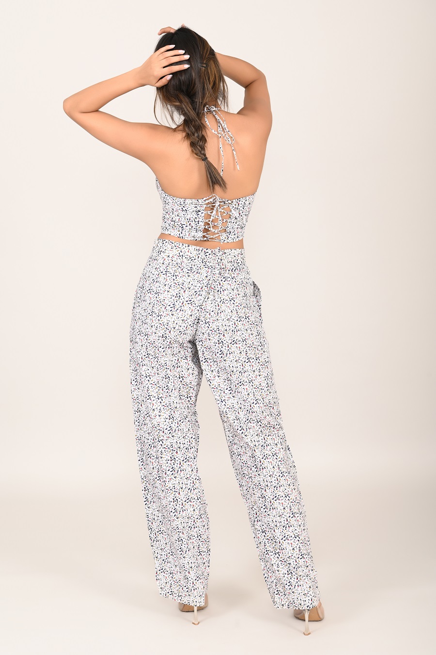 Pop Paisley Cotton Corsets & Pants in Confetti - Image 3