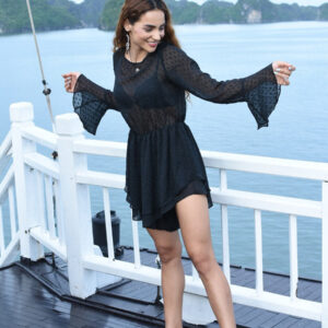 Aisha Chiffon Beach Romper